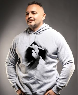 Vrcholový jezdec, černý potisk