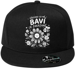 Všechno co mě baví je zakázané, bílý potisk