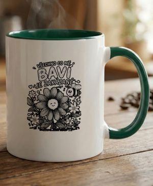 Všechno co mě baví je zakázané, černý potisk