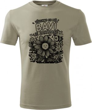 Všechno co mě baví je zakázané, černý potisk