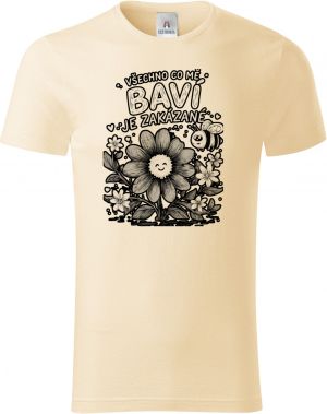 Všechno co mě baví je zakázané, černý potisk