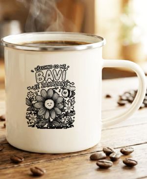 Všechno co mě baví je zakázané, černý potisk