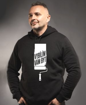Vybílím vám byt, bílý potisk
