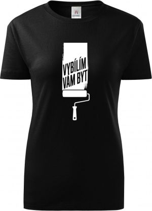 Vybílím vám byt, bílý potisk
