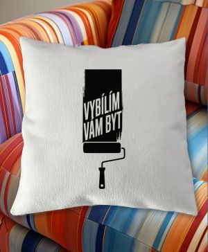 Vybílím vám byt, bílý potisk