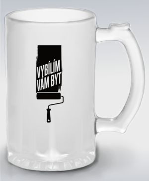Vybílím vám byt, bílý potisk