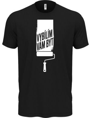 Vybílím vám byt, bílý potisk