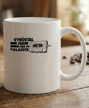 Vyrůstal jsem na klasice, audiokazeta, černý tisk