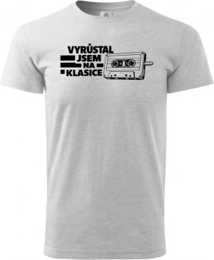 Vyrůstal jsem na klasice, audiokazeta, černý tisk