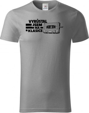Vyrůstal jsem na klasice, audiokazeta, černý tisk