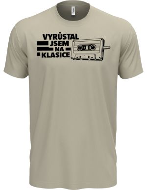 Vyrůstal jsem na klasice, audiokazeta, černý tisk