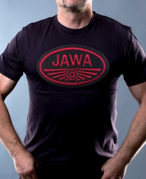 Vyšité logo JAWA