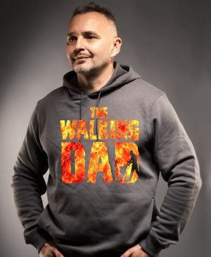 Walking DAD, barevný potisk, oheň 2
