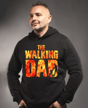 Walking DAD, barevný potisk, oheň 2