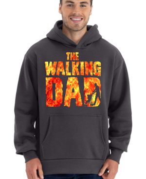 Walking DAD, barevný potisk, oheň 2