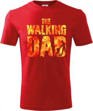 Walking DAD, barevný potisk, oheň 2
