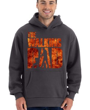 Walking DAD, barevný potisk, oheň