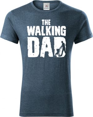 Walking DAD, bílý potisk, v1