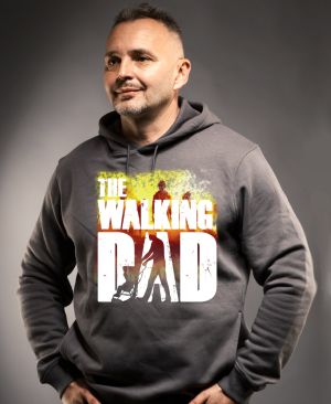 Walking DAD, bílý potisk + barevný