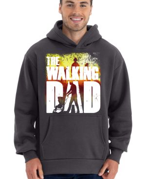 Walking DAD, bílý potisk + barevný