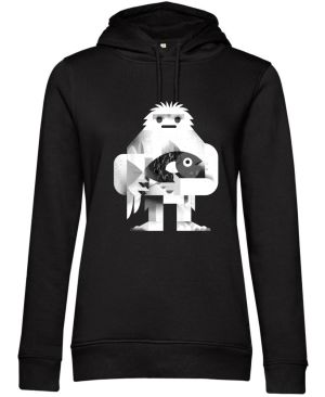 Yetiho úlovek, bílý potisk