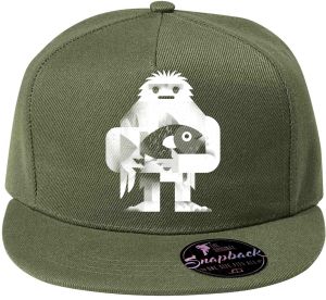 Yetiho úlovek, bílý potisk