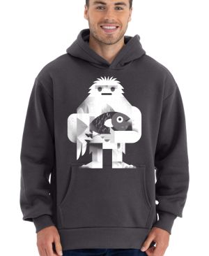 Yetiho úlovek, bílý potisk