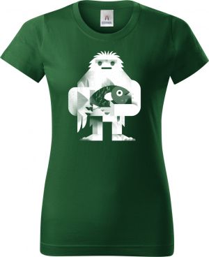 Yetiho úlovek, bílý potisk