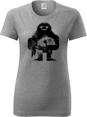 Yetiho úlovek, černý potisk