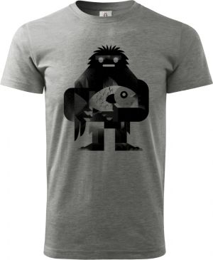 Yetiho úlovek, černý potisk