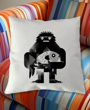 Yetiho úlovek, černý potisk