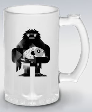 Yetiho úlovek, černý potisk