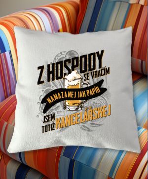 Z hospody se vracím NAMAZANEJ JAK PAPÍR - Kancelářskej