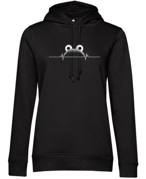 Žabí EKG, bílý potisk