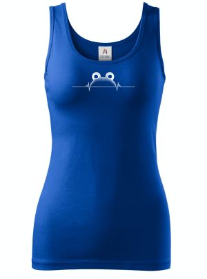 Žabí EKG, bílý potisk