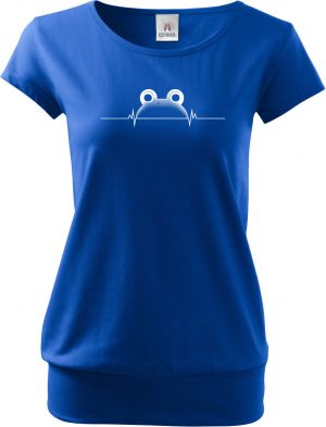 Žabí EKG, bílý potisk