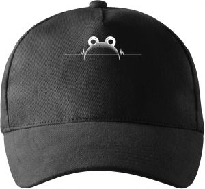 Žabí EKG, bílý potisk