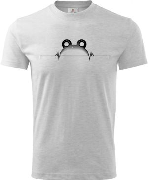 Žabí EKG, černý potisk