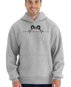 Žabí EKG, černý potisk