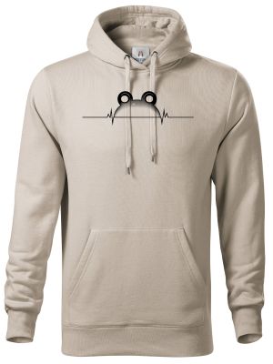 Žabí EKG, černý potisk