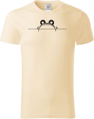 Žabí EKG, černý potisk