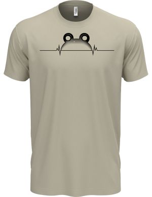 Žabí EKG, černý potisk