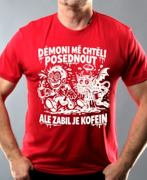 Zabil je kofein, bílý tisk