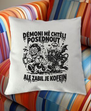 Zabil je kofein, černý tisk