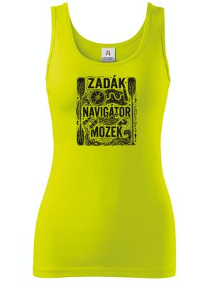 Zadák - navigátor a mozek, černý potisk