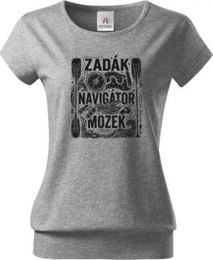 Zadák - navigátor a mozek, černý potisk