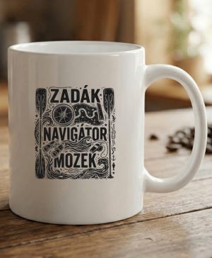 Zadák - navigátor a mozek, černý potisk