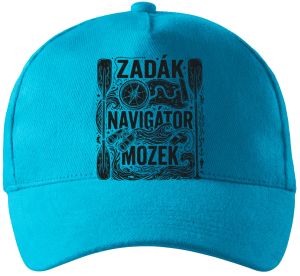 Zadák - navigátor a mozek, černý potisk