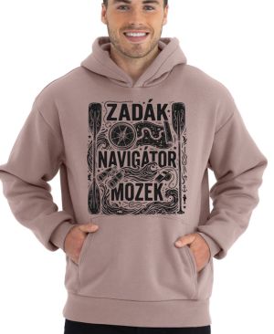 Zadák - navigátor a mozek, černý potisk