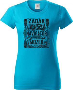 Zadák - navigátor a mozek, černý potisk